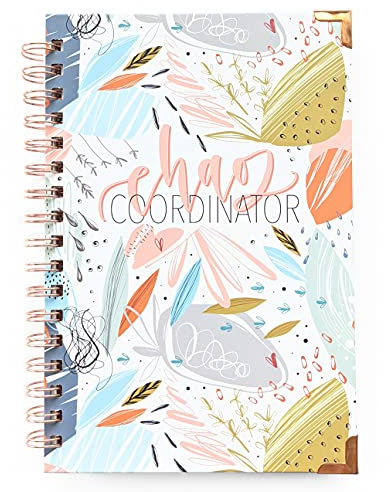 To Do List Notebook - Chaos Coordinator by June & Lucy (Rose Gold Spiral & Corner Protectors)