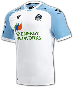 Macron Glasgow Warriors Rugby Auswärtstrikot Shirt Rugby-Union League Jersey, Größe:3XL