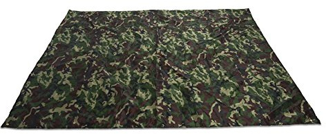 Hominas Bâche de Camping Camouflage Tente de Camping Imperméable Tarp Ultra Léger Auvent pour Hamac Pique Nique Randonnée Plage Trekking