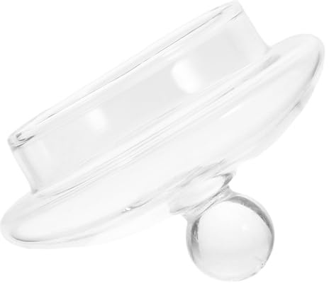 Hemobllo Teapot Lid Replacement 3.23 Inch Clear Heat-Resistant Glass Cover for Tea Kettle Accessories Ideal for Home Use Party Camping