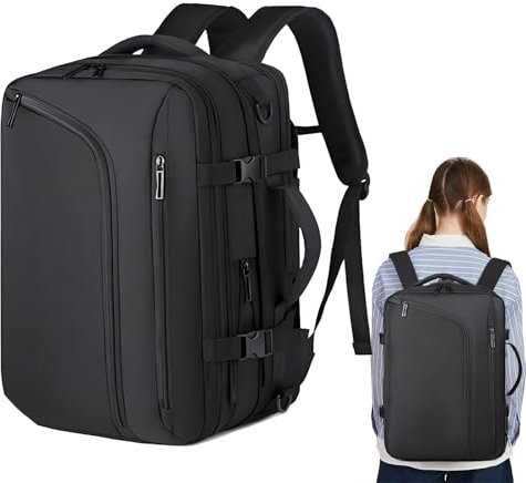 Vaccum Compression Backpack, With Portable Air Pump Included, Travel Backpack, Lightweight Water-Resistant Travel Cabin Bag, For Long-Term Clothing Storage And Outdoor Packing Business T