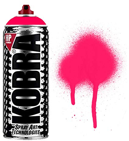KOBRA HP051 400ml Aerosol Spray Paint - Fluorescent Pink