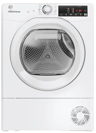 Hoover H-DRY 350 HREC9TE 9KG Condenser Freestanding Aquavision Tumble Dryer with Inside Water Container - B Energy Rating - Digital Display - Start Delay - 14 Programmes - H 850 x W 600 x D 595 (MM)