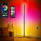 riyo Corner Floor Lamp, LED Corner Lamp Smart RGB Standing Lamp with APP & Remote Control, Corner Light with 16 Million Colors, 68+ Scene Modes, Music Sync for Living Room, Bedroom, and Gaming Room
