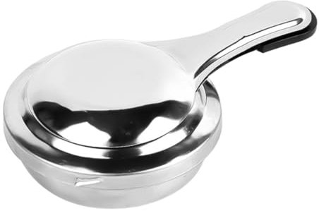 Mikikit Mini Hot Pot Stainless Steel Portable Small Hot Pot for Camping Office Family Gatherings Heating Insulation Tool