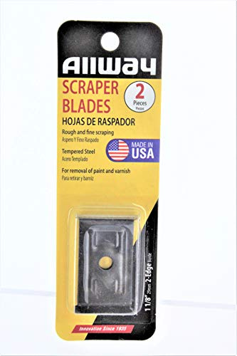 1 Allway Tools 1B B-Series 2-Edge Wood Scraper Replacement Blade