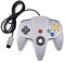 miadore retrò N64 Controller, gamepad di gioco cablata per N64 Consolle,Grigio