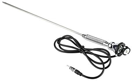 Autoantenne, 18,5 180 ° drehbar, Universal Auto Gummi Dach Kotflügel Radio AM/FM Antenne