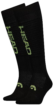 Head Unisex KNEEHIGH, Black Combo, 39/42 (2er Pack)