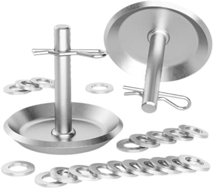 Folpus 2x Patines para quitanieves 2205071 2208864 Quitanieves de metal resistente para vehículos Máquina quitanieves Base antideslizante, con Espaciadores