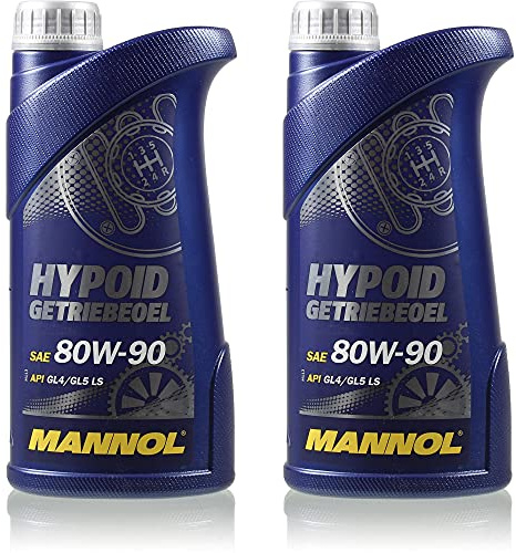 Set 85447914 MN8106-1 2L Original MANNOL Hypoid Getriebeöl 80W-90 API GL 4/GL 5 LS