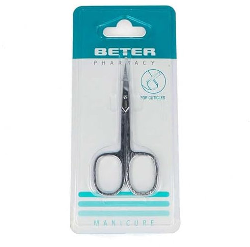 BETER Tijera MANICURA Pieles Recta, CROMADA 9,3 CM