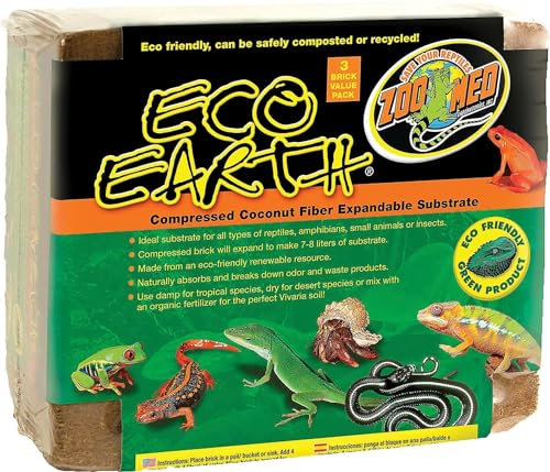Zoo Med Eco Earth, Three Count. (Pack of Two)