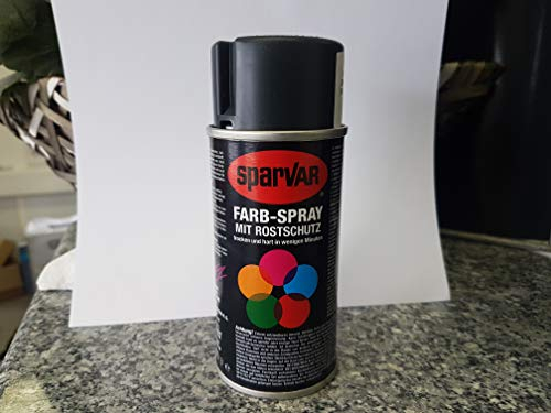 Sparvar 6004143 Farbspray Zaunreparatur Farbe RAL 7016 Anthrazit Grau 150ml Spraydose, Siehe Titel, 150 ml (1er Pack)
