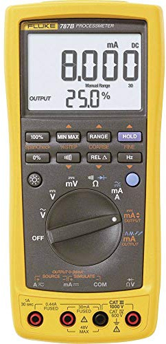 Fluke 787b HanD-Multimeter Digital ProzesS-Stromausgabe Cat Iii 1000 V, Cat Iv 600 V Anzeige (counts): 30000 (4777186)