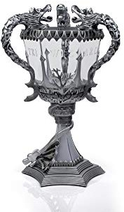 Harry Potter Triwizard Cup - Lámpara LED de 33 cm de alto que funciona con pilas
