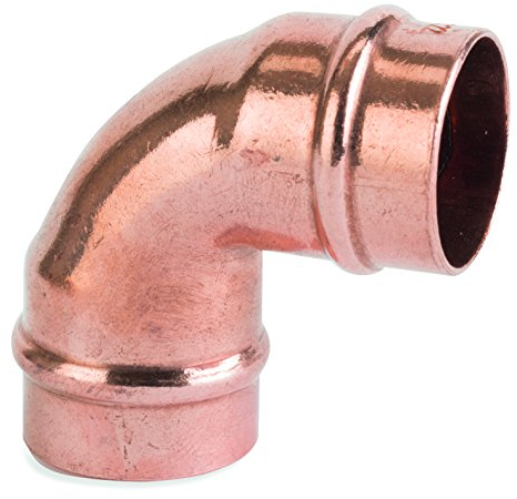 Flowflex C801SR.05 Solder Ring Equal Elbow, 15 mm, Set of 25 Pieces