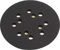 Meister 5457170 Disque abrasif auto-agrippant, 1 pièce pour ponceuse excentrique avec système de fixation auto-agrippant, plateau de support pour disques abrasifs de ø 125 mm