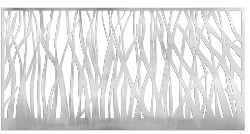 KunstLoft Garten Wandskulptur 'Stilles Schattenspiel' 120x60x3cm handgefertigt