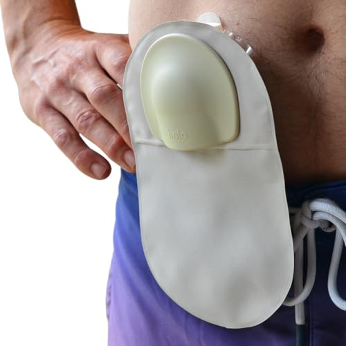 Halo Ostomy Stoma Guard Security Shield | Compatible With Ostomy Bags, Colostomy Bag Covers for women and men | 60 Single-Use Stickers Included
