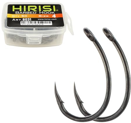 50 pièces Hameçons de pêche en acier inoxydable PTFE enduit à haute teneur en carbone avec pointe barbelée et oeillet Accessoires de pêche (FBA-8031-4)