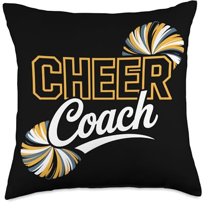 Cheer Spirit Mentor Pom Pom Director Throw Pillow