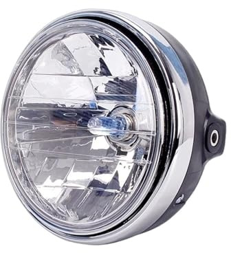 KIRYU Moto Fari Tondo Per Cb400 Cb500 Cb1300 Hornet 250 600 900 Vtec Vtr Faro Anteriore Universale Da 7 8 Per Moto(1 piece Black)