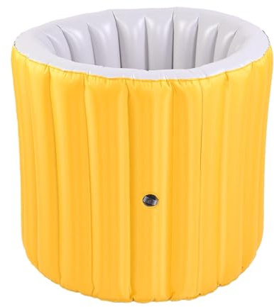 Smandy Hopfällbart Badkar för Vuxna, Fristående Badkar Isbadkar med Pump för Badrum Utomhus SPA Hopfällbart för Vuxna, Uppblåsbart Bärbart Uppblåsbart för Dusch Nan