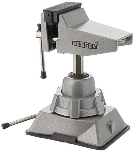 Bessey BVVB - Tornillo para base de vacío, color plateado