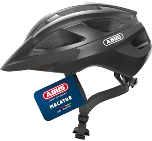 ABUS Casco de ciclismo de carretera Macator - casco de ciclismo deportivo para principiantes - también para usuarios con coleta - para hombres y mujeres