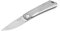 Real Steel Unisex – Erwachsene Luna Taschenmesser, Silber, 16,8 cm