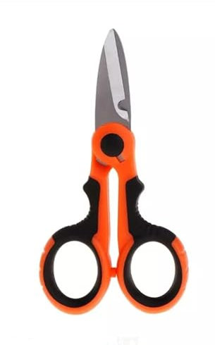 Saraoriginalshop Forbici per elettricista Forbice Isolata 140 mm con lame micro dentate impugnatura ergonomica leggera resistente e d pratica da usare
