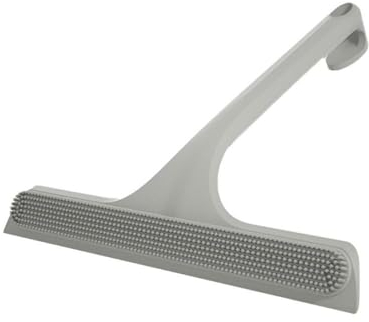 HIFFEY Raclette de Nettoyage de vitres, Balai d'essuie-Glace, Nettoyeur de vitres, Douche à Domicile, Outils de Salle de Bains for essuyer Les Taches à l'eau (Color : Gray)