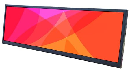VSDISPLAY 12,7 Zoll 2880 x 864 2K IPS H/D Type USB C eDP LCD-Monitor | Lang gestreckter Balkenschirm für DIY Sub Display, für PC Gehäuse Monitor