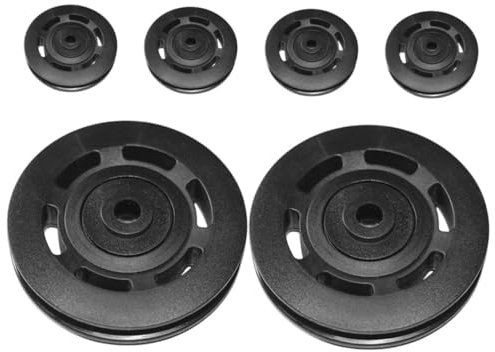 Happyyami 6stücke Fitness-riemenscheibe Trainingsrad Für Zubehör Für Fitnessgerät Kompatibel Mit Fitnessstudio Und Garagentor-übungen