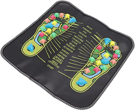 Colchoneta de Acupresión para Masaje de Pies, Alivia el Estrés y la Fatiga, Ideal para Entradas y Cocinas (35x35 cm)