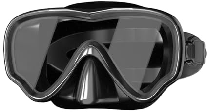 Maschera Subacquea - Maschera Antiappannamento per Apnea - Design Ipoallergenico Antigoccia Unisex Per Adulti Con Comfort Ottimale