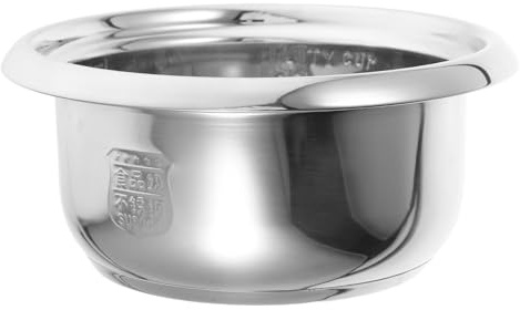 ULTECHNOVO Cuve Intérieure En Acier Inoxydable Antiadhésive Pour Cuiseur À Riz 9.06 Pouces Compatible Avec Plusieurs Modèles Pour Cuisson Uniforme De Riz Et Légumes