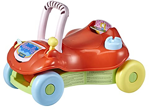Playskool Step Start Walk 'n Ride Peppa Pig Active 2-in-1 Ride-On and Walker Toy for Toddlers and Babies 9 Months and Up (Amazon Exclusive)