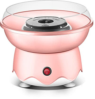 THREMA Macchina per Zucchero Filato, Macchina per Zucchero Filato con Riscaldamento Elettrico da 400 W, Macchina per Zucchero Filato Fai-da-Te, per Il Compleanno dei Bambini, Feste