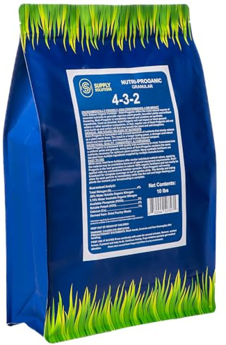 Supply Solutions 4-3-2 Nutri-Proganic Granular Fertilizer - Ideal for Vegetable Garden, Fruit Trees & House Plants - All Purpose Chicken Manure Fertilizer for Indoor and Outdoor Variety of Food Crops