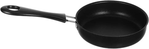ULTECHNOVO Mini Sartén Antiadherente para Huevos, de Hierro, Asa de Plástico, Fácil de Limpiar, Adecuado para Apartamentos y Viajes