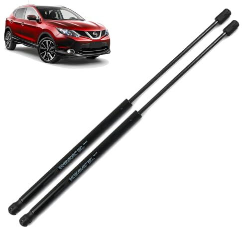ROBUST Lot de 2 vérins à gaz pour hayon arrière pour Nissan Qashqai J11 2013-2019 Système de support de levage 425 (N) 530 mm 90450-4EA0A 904504EA1A