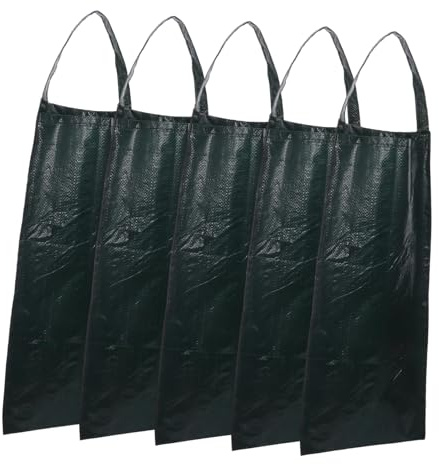 INOOMP 5 Piezas Bolsas de para Fresas Colgantes Verticales con Transpirables Resistente PE Bolsas de Plantación Reutilizables para Jardín Huerto Vegetales Flores