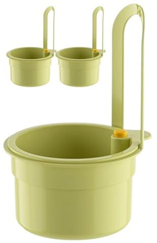 3 Pieza Colador Fregadero – Colgante Filtro Fregadero, Extraíble Colador de Drenaje, para Capturar Frutas, Verduras Lavado Alimentos, Organizar en la Cocina (Verde)