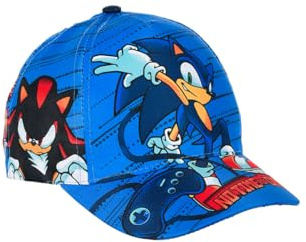 Sonic The Hedgehog Gorro para Niños, Gorra de Beisbol Sonic Spike Shadow Dr Eggman, Gorra de Verano Infantil