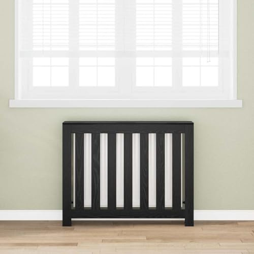 Lumanois Cubierta de Radiador Roble Negro 104 x 20 x 82 cm, Casa y jardín Accesorios para electrodomésticos Accesorios para radiadores de calefacción, Negro, 11.95kg