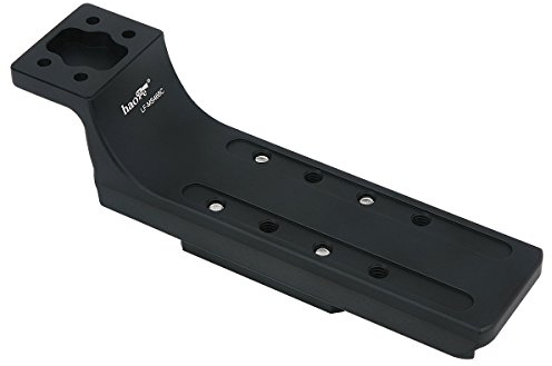 Haoge Objektivkragen Fuß Stativhalterung Adapter für Canon 400mm F2.8 IS/ISII, 500mm F4.5 L, 600mm F4 IS/ISII, 800mm F5.6 IS Fit Sachtler Fluid Video Head FSB6 FSB6T FSB8 FSB8T FSB10 FSB10T DV10