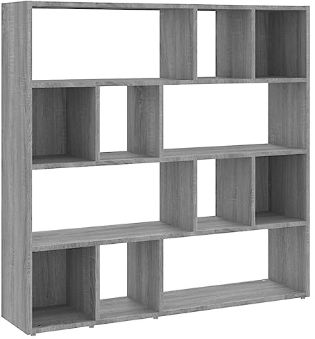 vidaXL Estantería/Divisor de Espacios Gris Sonoma 105x24x102 cm