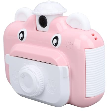 Fotocamera con Stampa Istantanea per Bambini, Regali di Compleanno di Natale per Bambini Dai 3 Ai 12 Anni, Fotocamera per Bambini con Messa a Fuoco Automatica con Cordino HD